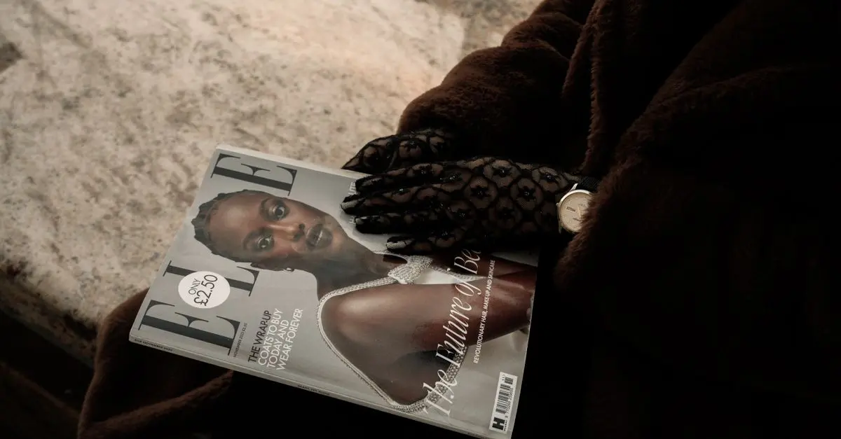 Impact des magazines de mode sur le style glamour